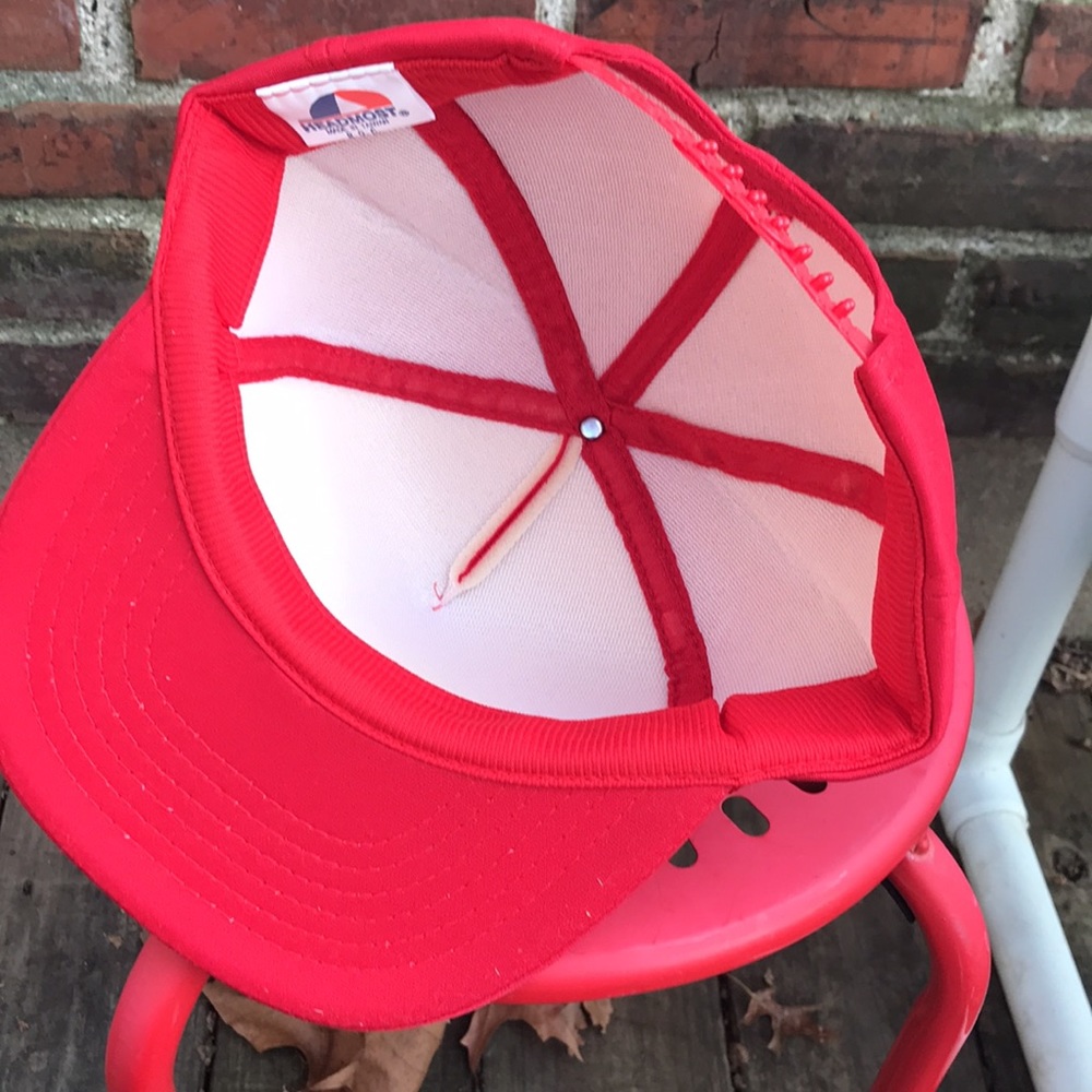 Red Hustler Trucker Hat - Picture 3 of 5